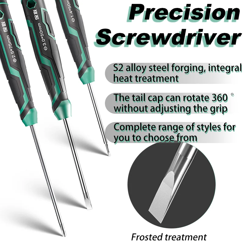 Precision Screwdriver Tools Mini Magnetic Screwdrivers with Phillips and Slotted for Fine Mechanics Watch Glasses Phone Repair