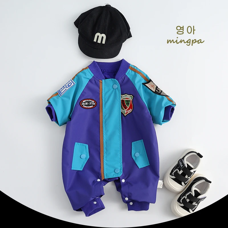 2025年新作ベビー服 男の子 春秋 おしゃれ ワンピーススーツ 暖かい長袖Tシャツ 綿 カジュアル スタイリッシュ 子供服