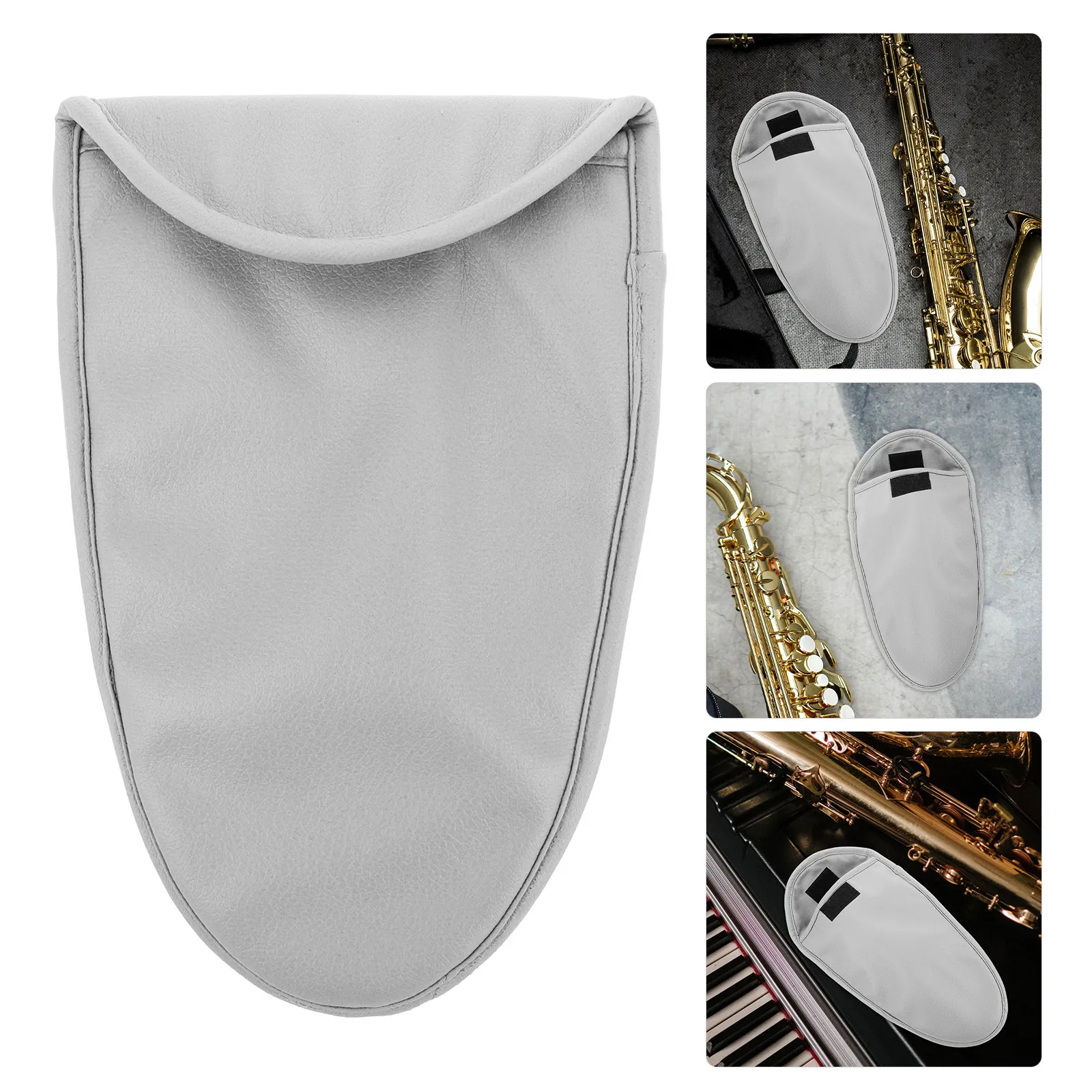 

Сумка для мундштука саксофона, сумка для сменных деталей, легкая тканевая портативная сумка-органайзер для аксессуаров для саксофона