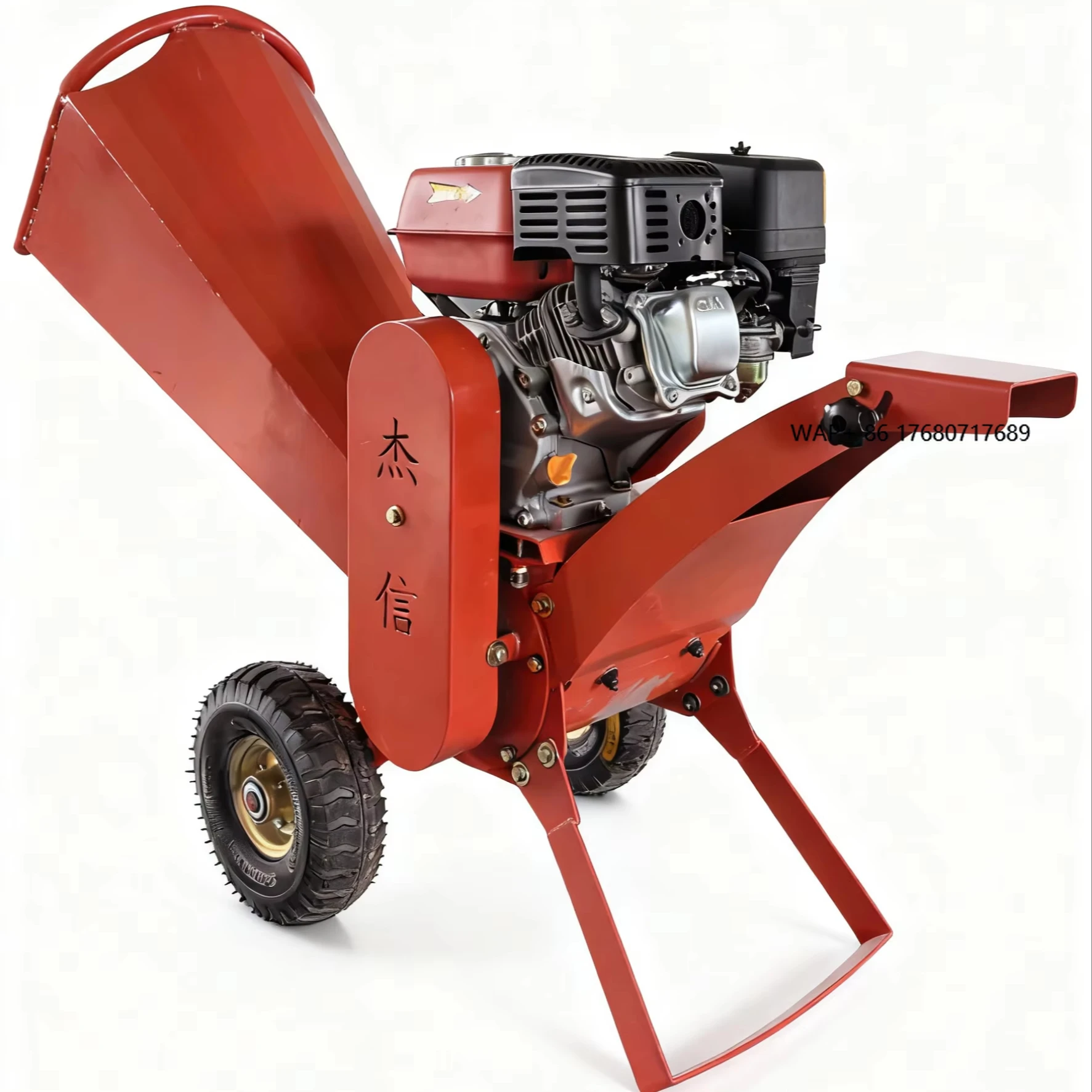 

High Efficient Movable Professional Strong Wood Chipper Tree Shredder Grinder Garden Branch Crusher With Motor