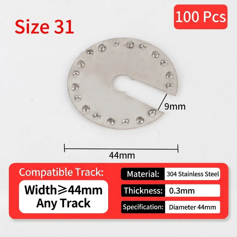 100PCS 304 Stainless Steel Solar Panel Grounding Clip High Temperature Resistant Corrosion Resistant Solar Grounding Clip Washer