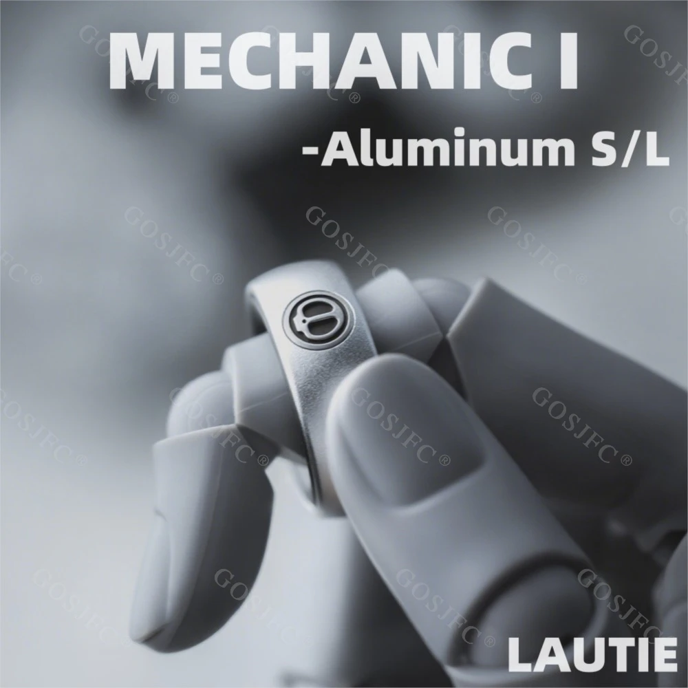 

LAUTIE Mechanic I Aluminum Alloy Fidget Ring EDC Spy Wars Series Ring Spinner Stress Relief Toy Fidget Toys For Adults