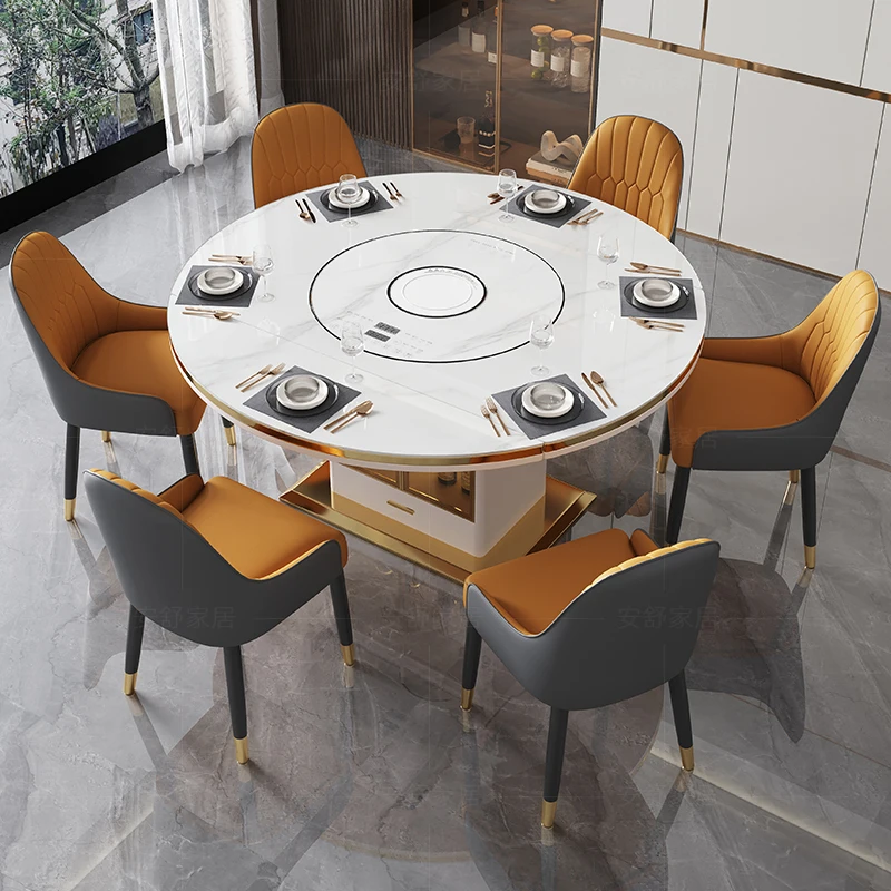 

Large Extendables Dining Tables Italian Functional Nordic Luxury Dining Tables Salon Modern White Mesa De Jantar Home Furniture