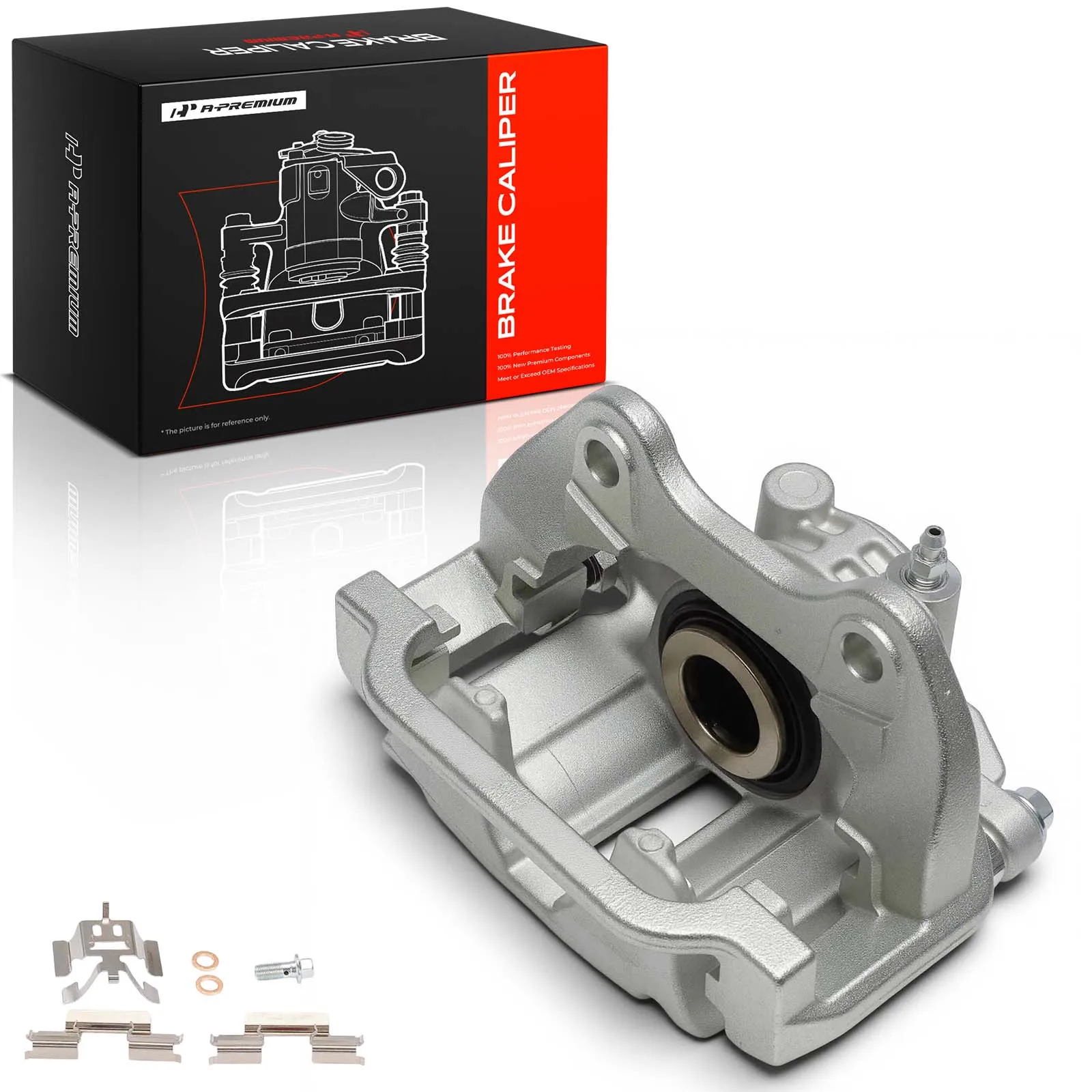 A-Premium Rear Right Brake Caliper with Bracket for Chevy Silverado GMC Sierra 1500 DeVille