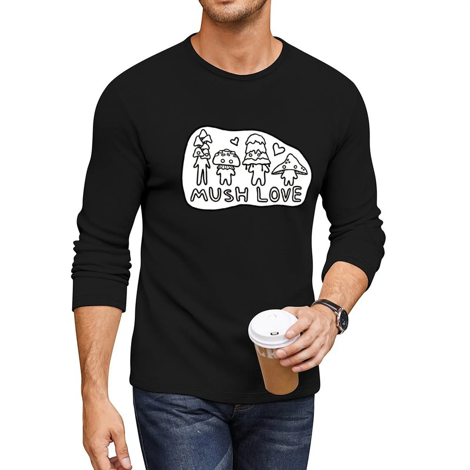 

Mush Love Long T-Shirt cute tops tops Oversized t-shirt man clothes mens t shirt