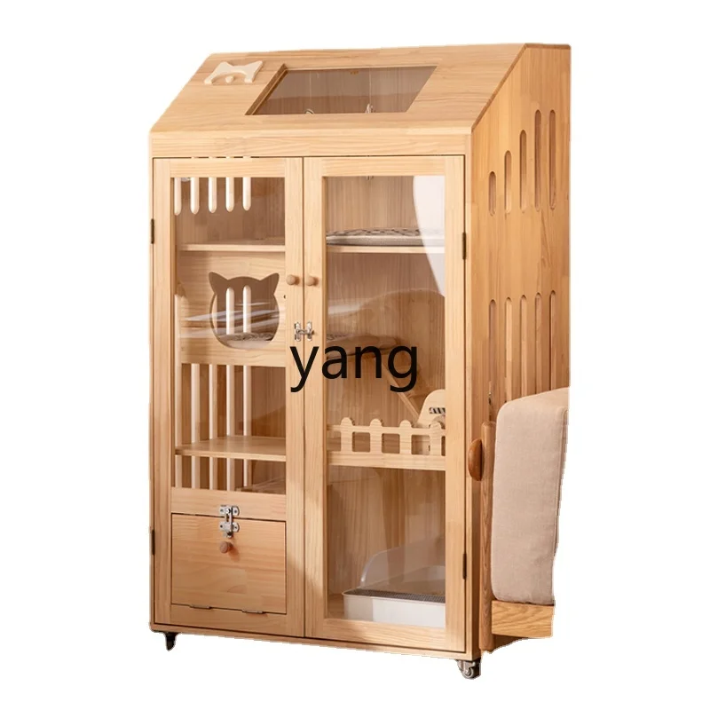 

Yhl Does Not Cover an Area of Home Indoor Cat House Cat Cabinet Kitty Cat Nest Breeding Villa House