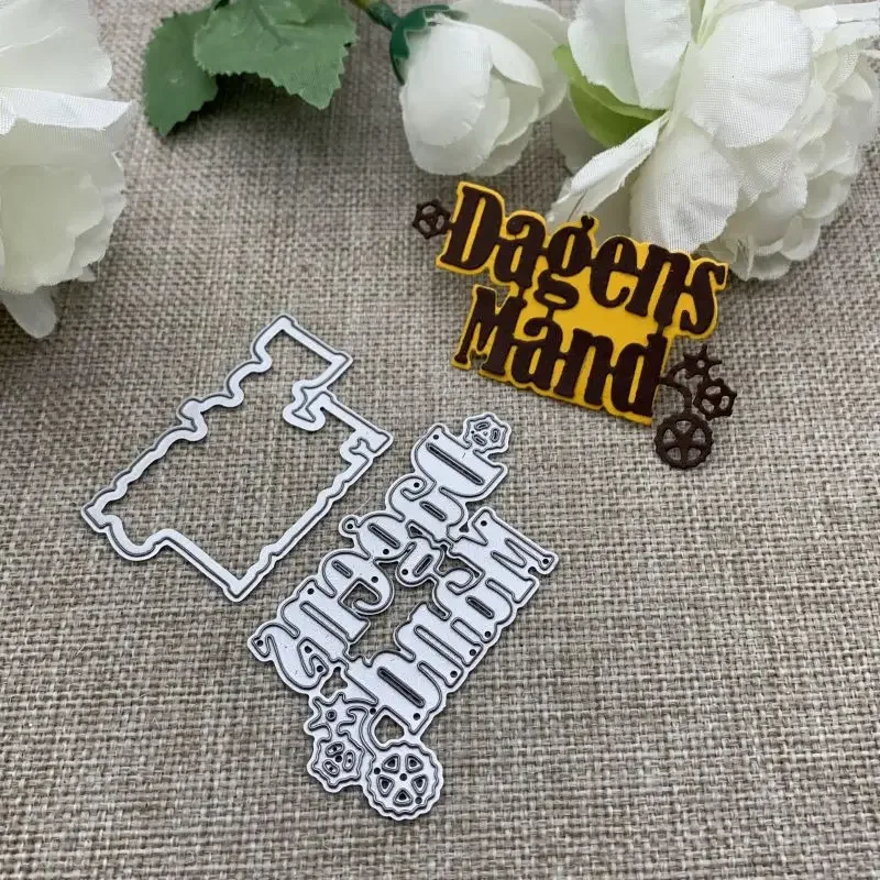 

Dagen Mand буквы металлические трафареты для DIY Скрапбукинг декоративное тиснение ручная работа высечка шаблон форма