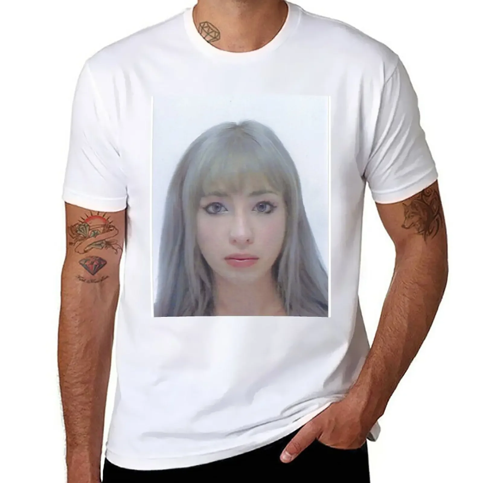 New Kero Kero Bonito Time n Place Album Cover Mugshot T-Shirt quick drying shirt heavyweight t shirts for men