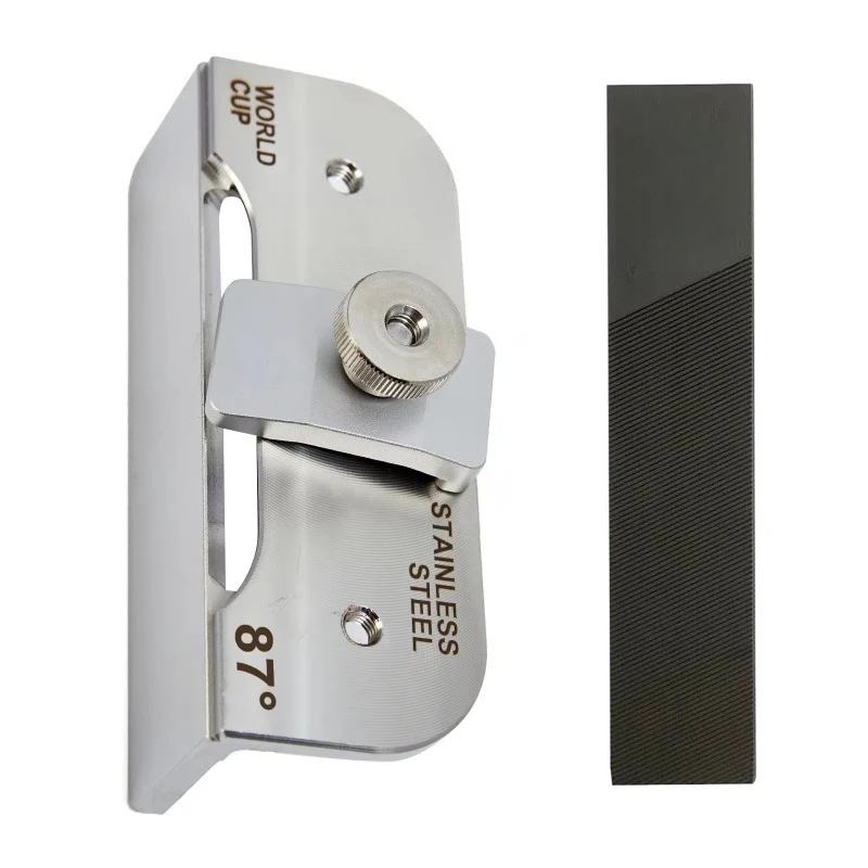 Ski and Snowboard Stainless Steel 304 Racing Side Bevel File Guide Rail with Clips and Files