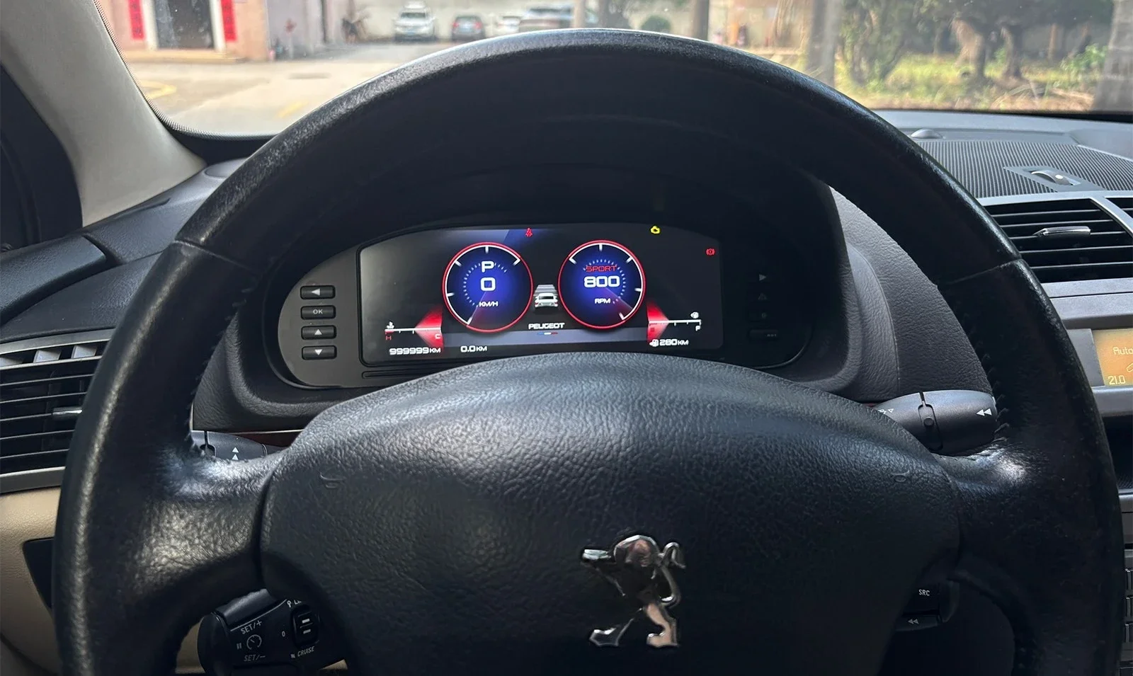 لبيجو 407 407SW العنقودية 2004-2010 10.3 بوصة نظام لينكس الأصلي عرض معلومات السيارة شاشة لوحة القيادة العنقودية الرقمية