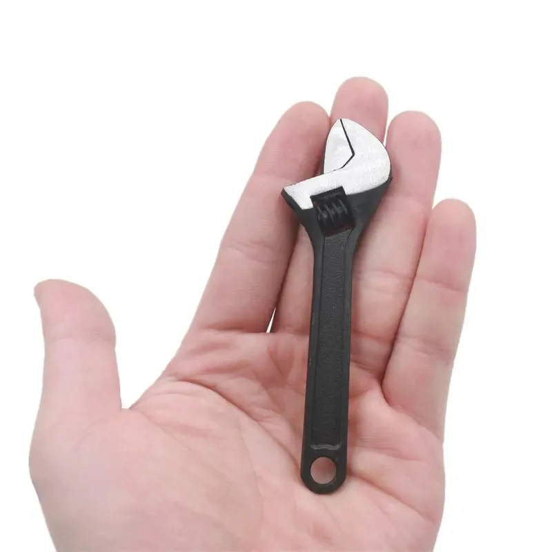1/2PcAllSteel2.5InchAdjustableWrenchMiniOpenWrenchIdealforDIYHomeRepairPerfectGiftforMechanicsHandymen