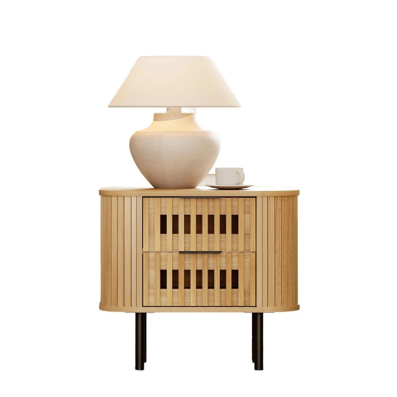 

Blister bedside table, dining side cabinet, living room TV cabinet, environmentally friendly wooden cabinet, push-pull