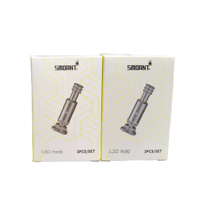 Оригинальная электронная сигарета Smoant Charon Baby Coil Vape 0.6ohm Mesh Coil 1.2ohm Ni80 Coil для Battlestar Baby AI Pod Kit электронная сигарета