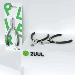 2UUL 기본 플라이어 커터, 휴대폰 수리용 전자 와이어 케이블 커터 니퍼, 정밀 날카로운 수리용 프라이 오픈 핸드 툴