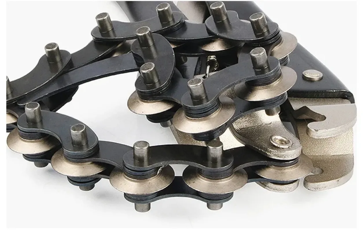 Automotive Exhaust Pipe Chain Cutter, Exhaust Cutting Pliers for Three‑Way Catalyst, Copper & Aluminum Tube Cutting Work