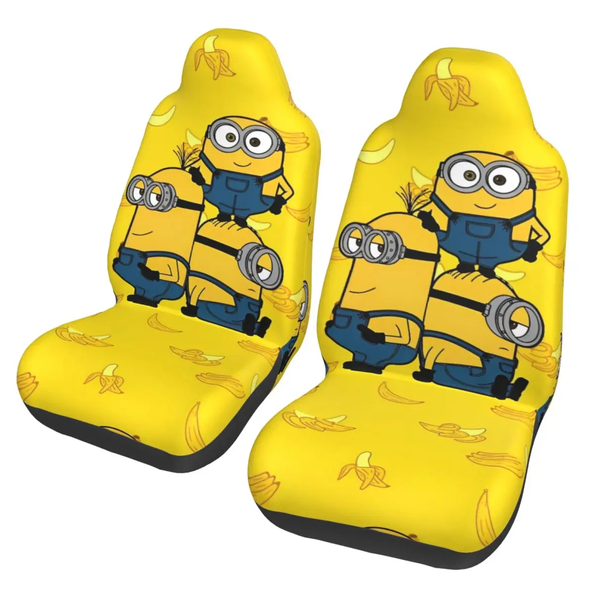 

M-Miniones Universal Car Seat Cover Protector Interior Accessories AUTOYOUTH Cartoon Animation Car Seat Covers Fiber Fishing