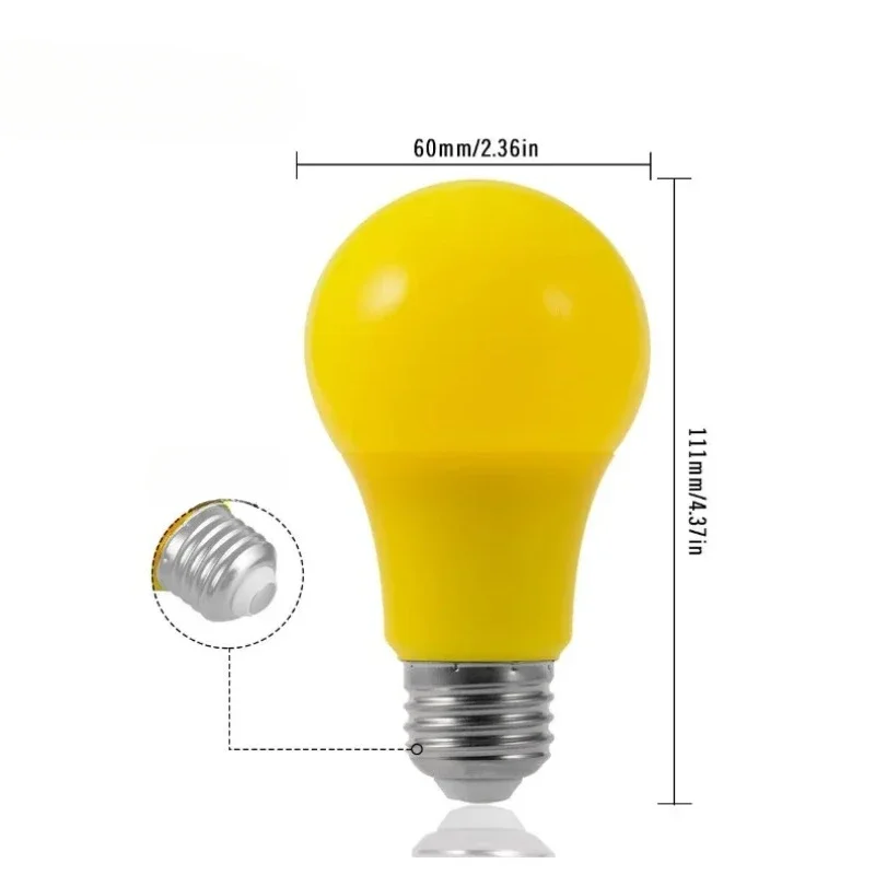 Ampoule LED à économie d'énergie, lumière de scène, couleur jaune, offre spéciale