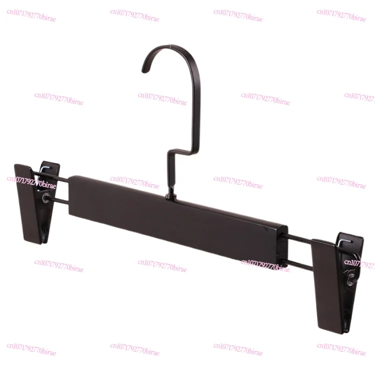 

Solid Wood Black Pants Rack, Wooden Pants Hanger Clothing Store