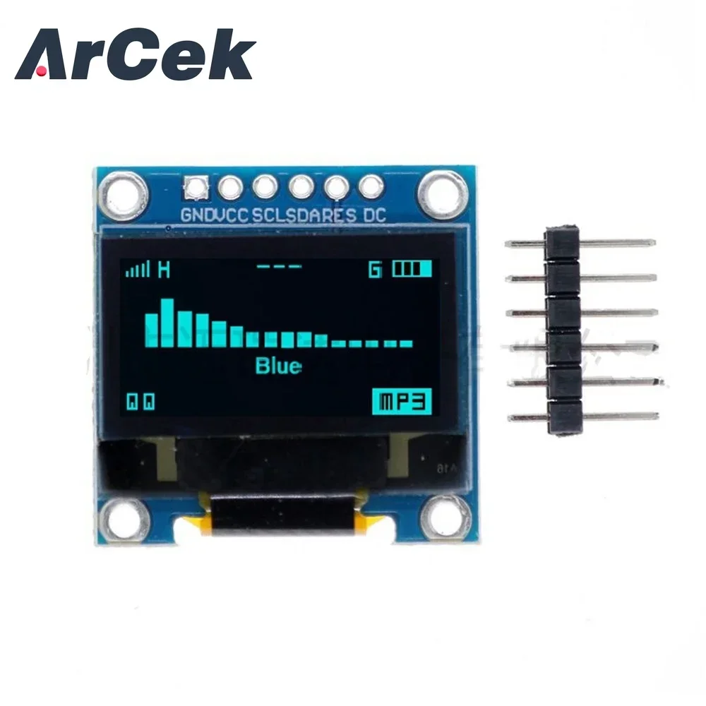 SSD1315 0.96 Inch 6Pin 12864 SPI IIC I2C Digital OLED Display Module 0.96'' Board For Arduino 51 SMT32 Drive Yellow Blue