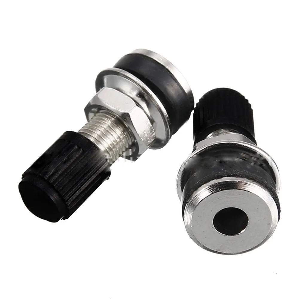 2pcs Zinc Alloy Motorcycle Wheel Valve Moto Accessories Durable 32mm Stem Caps Waterproof Tubeless Valve Nozzle