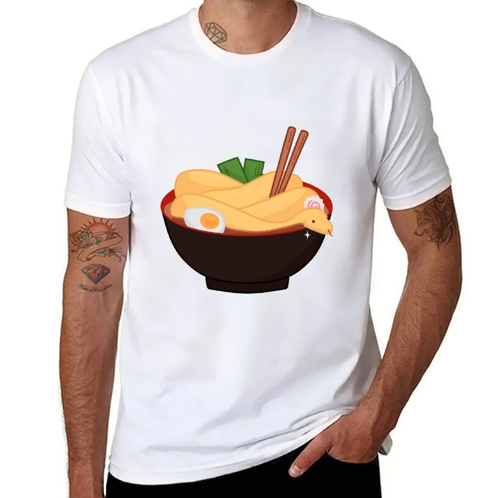 

A Danger Noodle - Food Animals T-Shirt funny t shirts cotton man t shirt designer T-Shirt