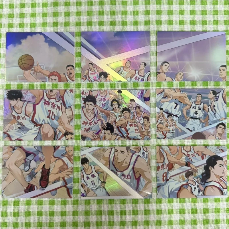 أنيمي سلام دنك الألغاز بطاقات Sakuragi Hanamichi Rukawa Kaede Mitsui Hisashi جمع بطاقات هدايا عيد ميلاد لعب الأطفال