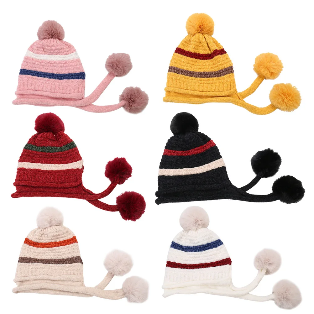 

Warm Knitted Wool Cap for Women One Size Fits Most Lightweight Elastic Winter Hat for Skiing Hiking Yellow