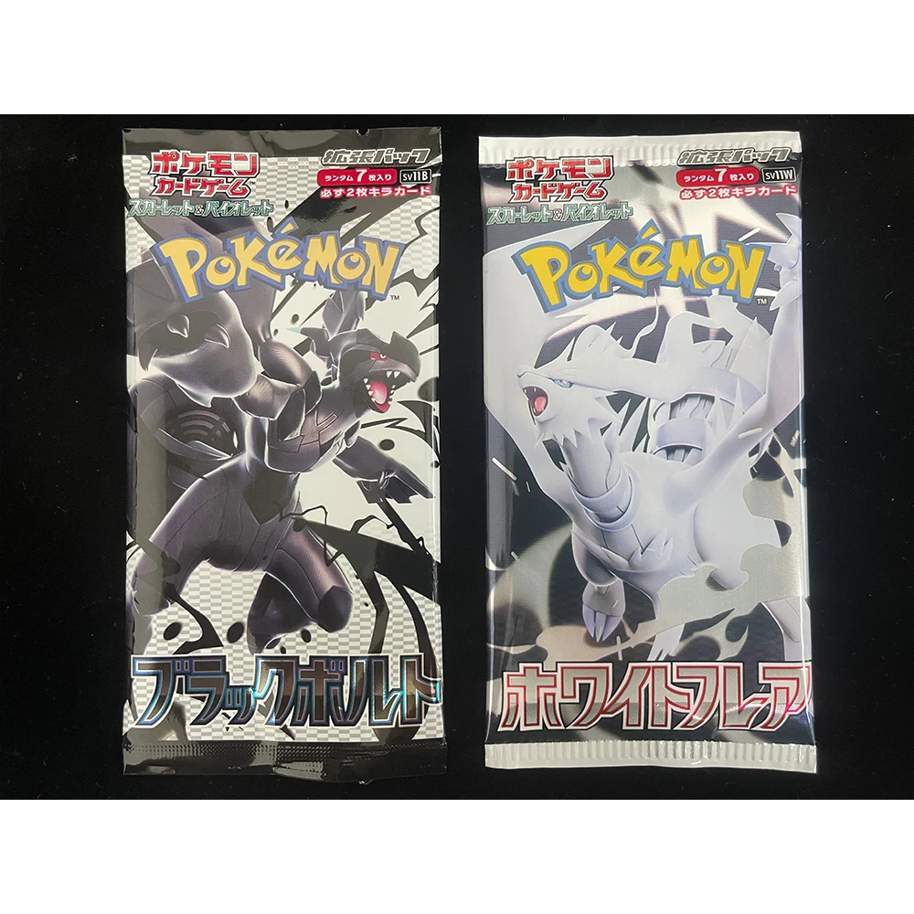 Ptcg Card Sv11 Reshiram Zekrom Scarlet Violet Booster Box Anime Collection Card Toy Gift