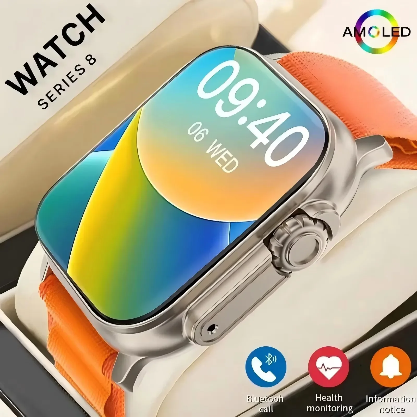 Reloj inteligente Original T900 Ultra 2 49mm hombres mujeres Bluetooth llamada BT juego de música carga inalámbrica NFC Smartwatch para Android IOS