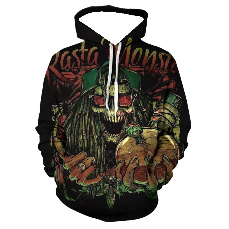 เสื้อฮู้ดแขนยาวลายหัวกะโหลกสำหรับเด็ก/ผู้ใหญ่ ขายดี เหมาะสำหรับใส่ออกกำลังกายกลางแจ้ง ชุดกีฬา เสื้อคลุม ของขวัญวันฮาโลวีน