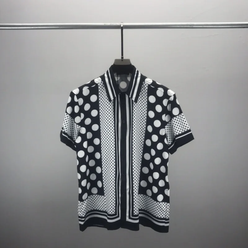 

European and American Casual Fashion Summer New Men and Women DGShort-sleeve Shirt with Full Print on Front and Back Affordable