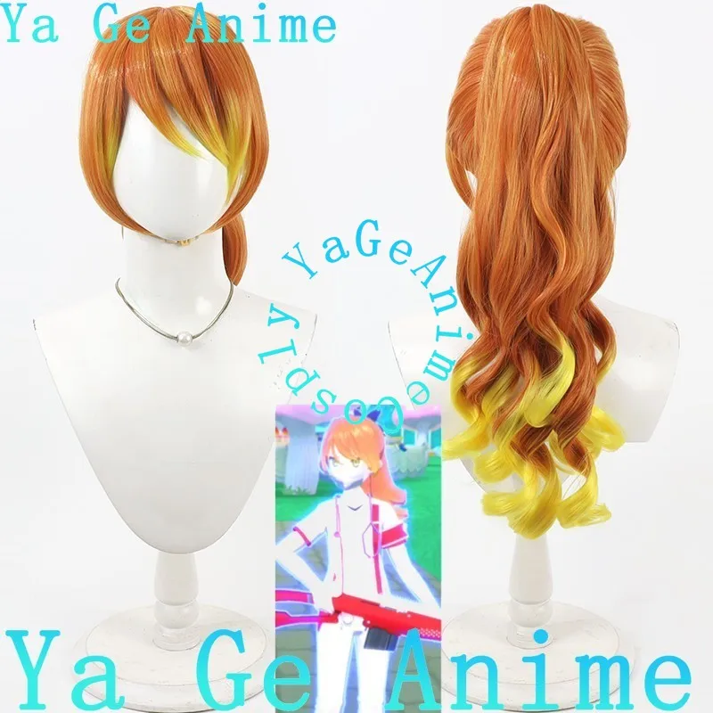 

Ya Ge аниме-магазинTETRA Project AI Emotion младшиеший парик для косплея аниме игры Хэллоуин карнавал вечерние синтетические термостойкие волосы