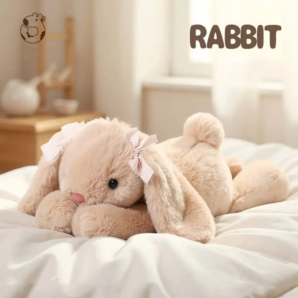 

Cute Lop Jimny Rabbit Plush Toy Funny Room Decor Long Ears Bunny Doll Soft Stuffed Baby's Sleeping Companion Girls Birthday Gift
