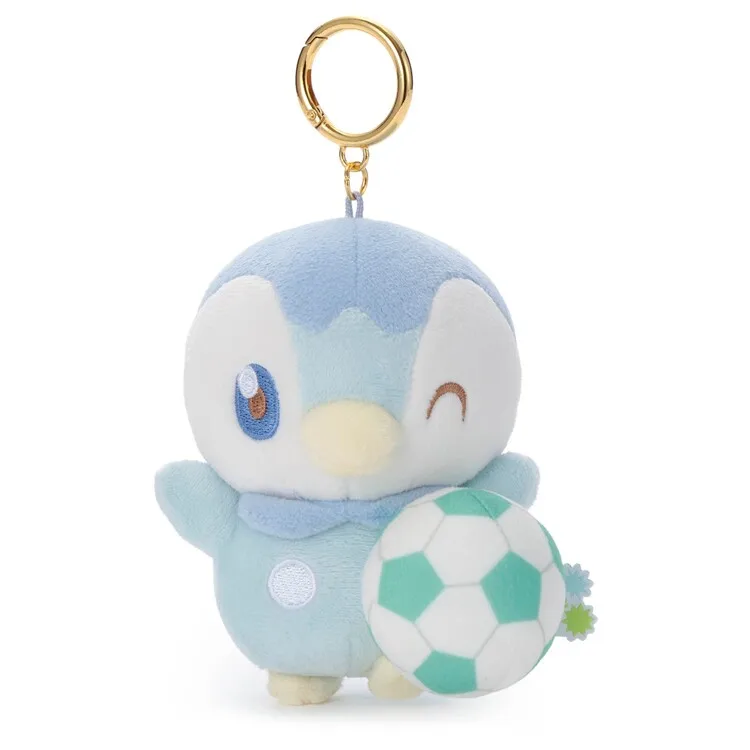 Pokémon Cheering Support Series Plush Keychain - Piplup, Rowlet & Litten Collectible Souvenir Gift