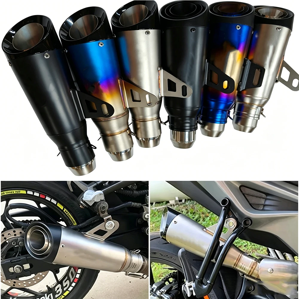 Advanced 51/60mm For Yamaha R1 R3 CBR600RR R6 Ninja GSXR MT07 400 Z800 Z900 Z1000 Motorcycle Muffler Exhaust Pipe