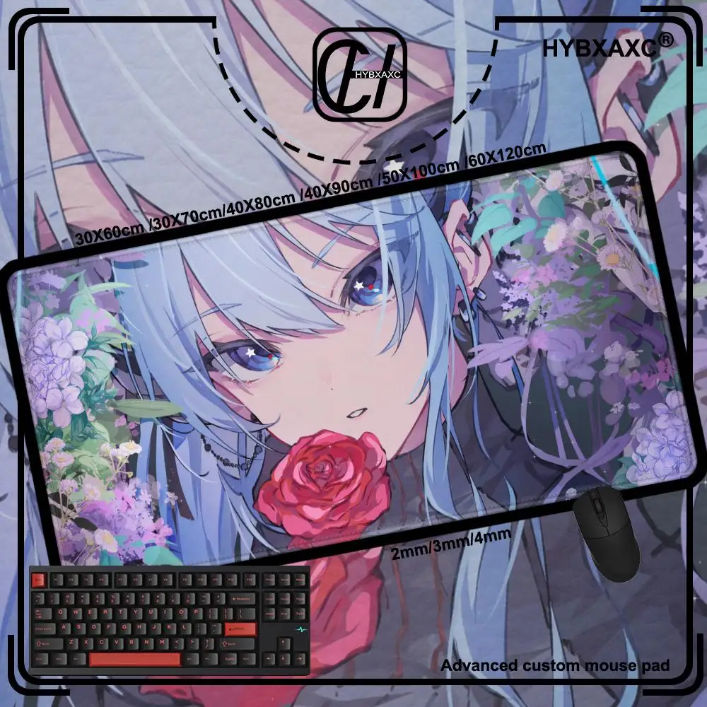 

Большой коврик для мыши Gamer Keyboard Pad Hololive Hoshimachi Suisei Коврик для мыши ПК Компьютерный настольный коврик Игровой коврик Коврики для мыши для CS GO LOL