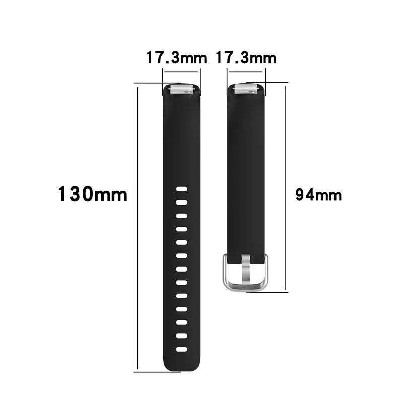 Rubber Strap For Fitbit Inspire 2 Smart Watch Waterproof Wrist Bracelet For Fitbit Ace 3 Band Replacment Wristband Small Large