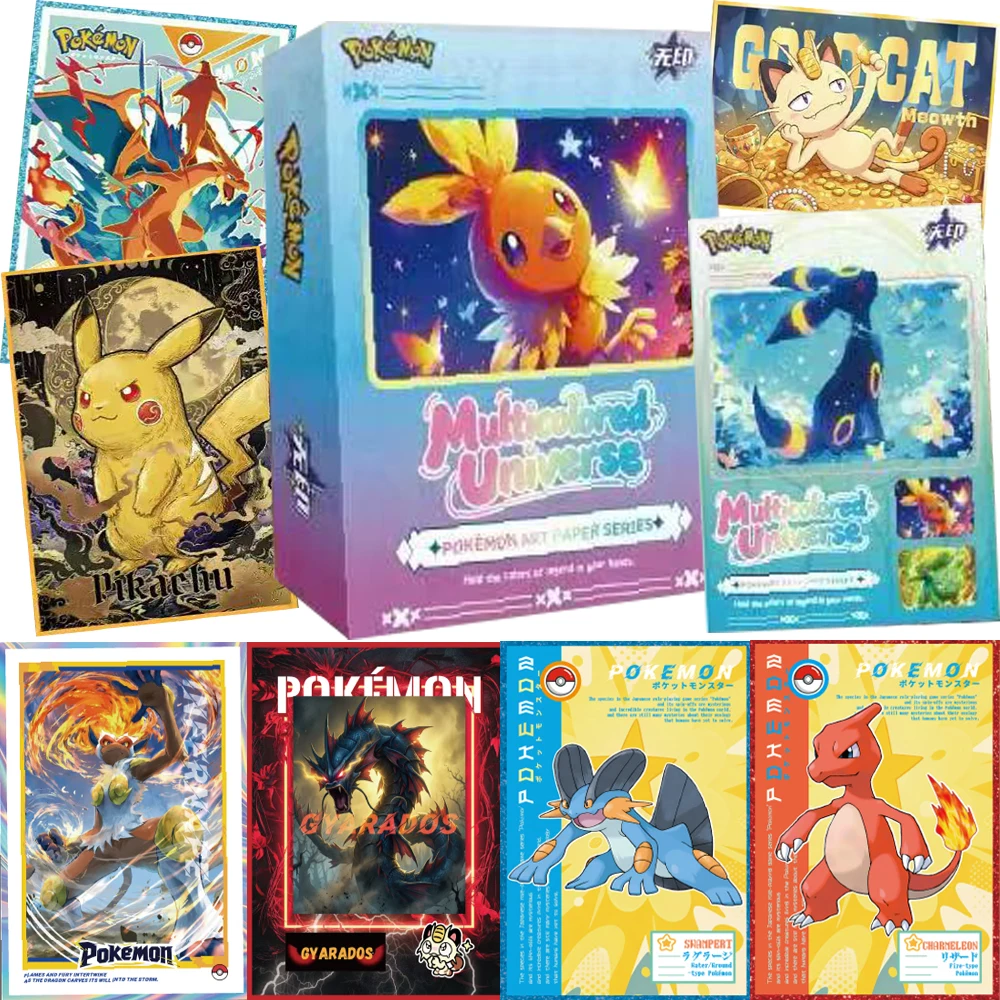 Anime Game Color Paper Theme Collection Cards Classic Characters Fantasy Adventure Series Battle Trading Cards Special Toy Gifts