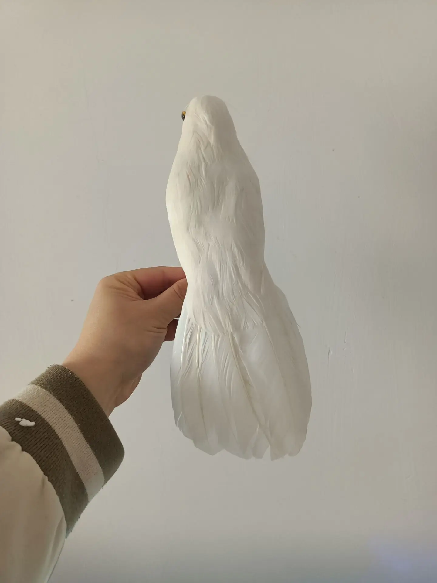 

white simulation foam and feathers cute dove model home decoration toy about 30cm c2784