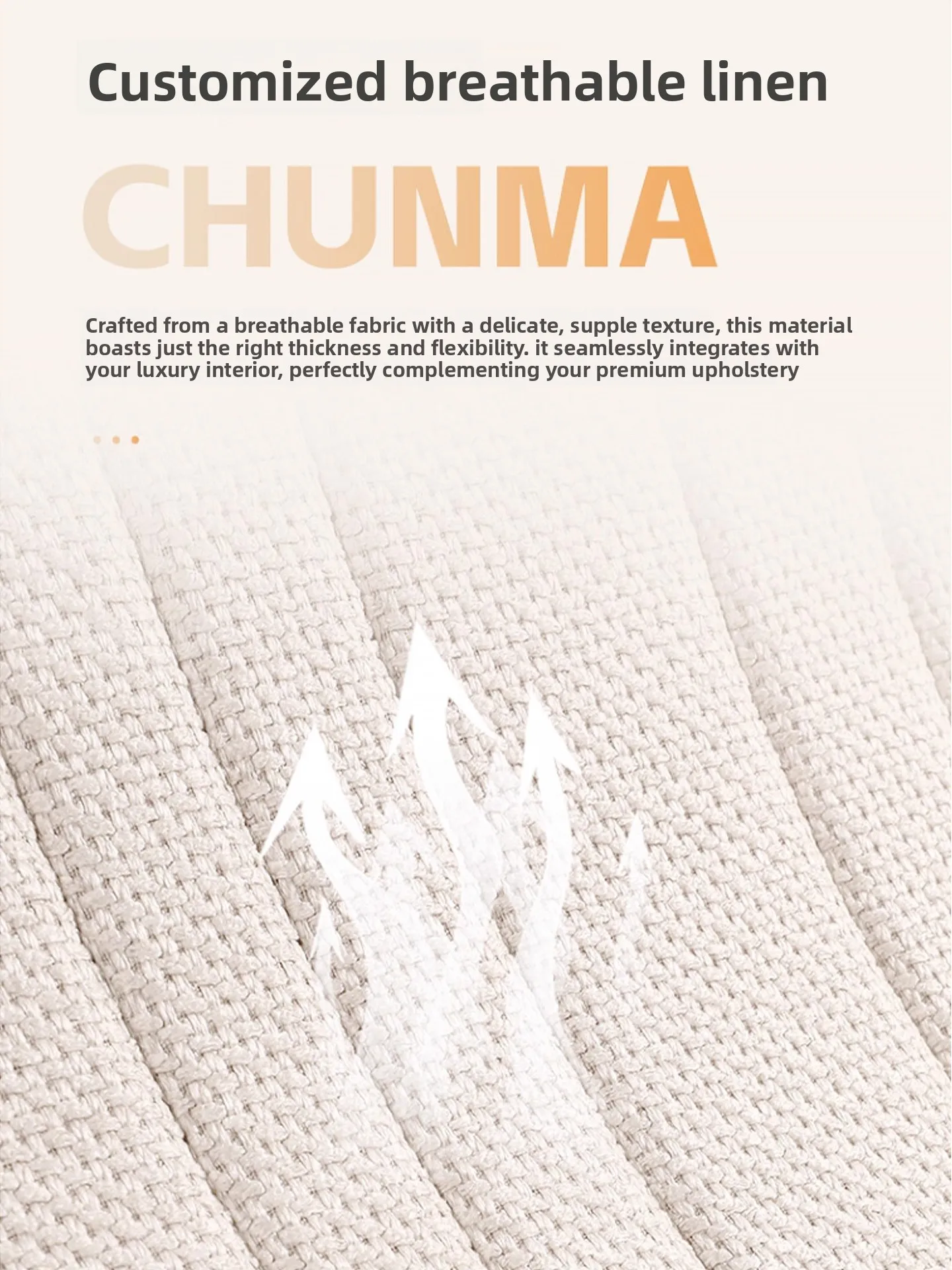 

Universal Split Seat Fully Surrounded Car Seat Cover Breathable Comfortable Luxury Flax Car Seat Cushion Full Seats Cover