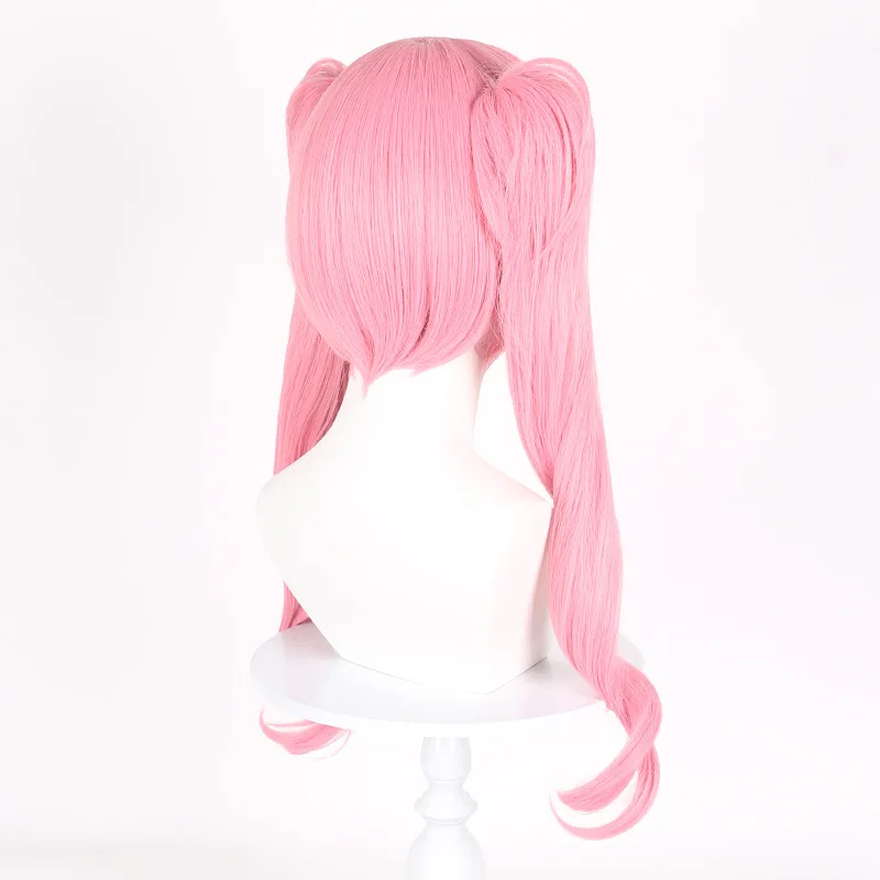 Cosplay van Li Tianchen van "Time Agent" door Li Tianxi Cosplay pruik dubbele paardenstaart