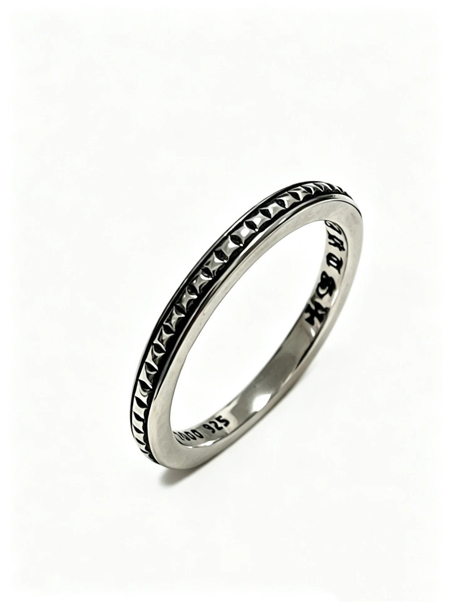 

CH simple classic retro old charm ring couple elegant high sense pair ring eternal fashion jewelry