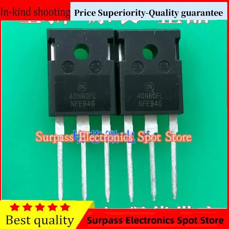 

10PCS-100PCS 40N60FL IGBT TO247 40A/600V Price Superiority-Quality guarantee