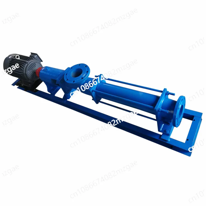 Miniature screw pump G25-1 industrial sewage screw pump, self-priming pump without clogging the delivery of slurry particles
