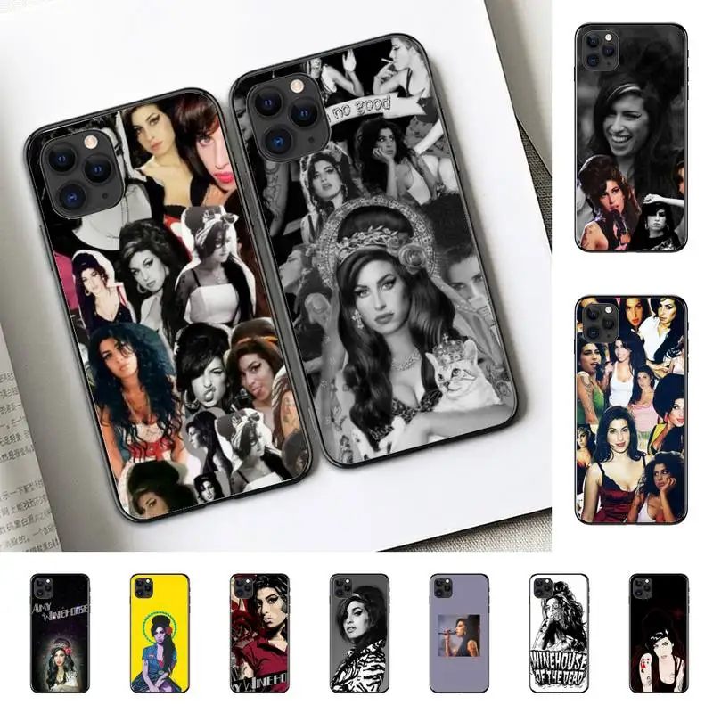 Чехол для телефона Yinuoda Amy Winehouse для iPhone 11 12 13 mini pro XS MAX 8 7 6 6S Plus X 5S SE 2020 XR