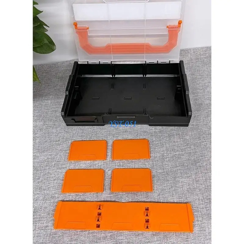 E15A Reinforced PP Tool Case Multiple Slip Proof Bottom Mobile Repair