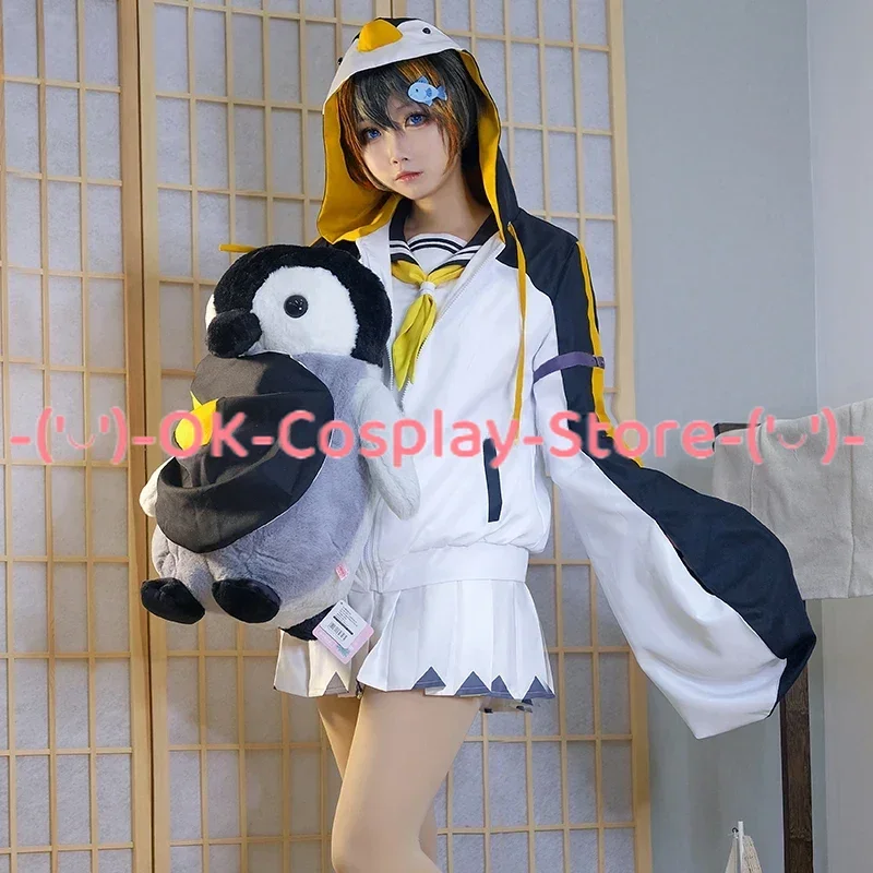 

Petra Gurin Cosplay Costume VTuber Cosplay Suit Fancy Party Penguin Dress Halloween Carnival Uniforms Custom Made