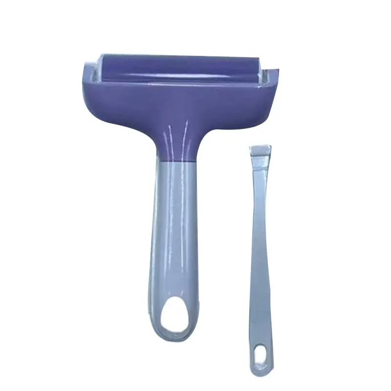 

AT82-For Stickers For Prints, Fabrics 2 Pack Roller And Scraper Set- Ideal For Handicrafts, DIY Projects, Journaling
