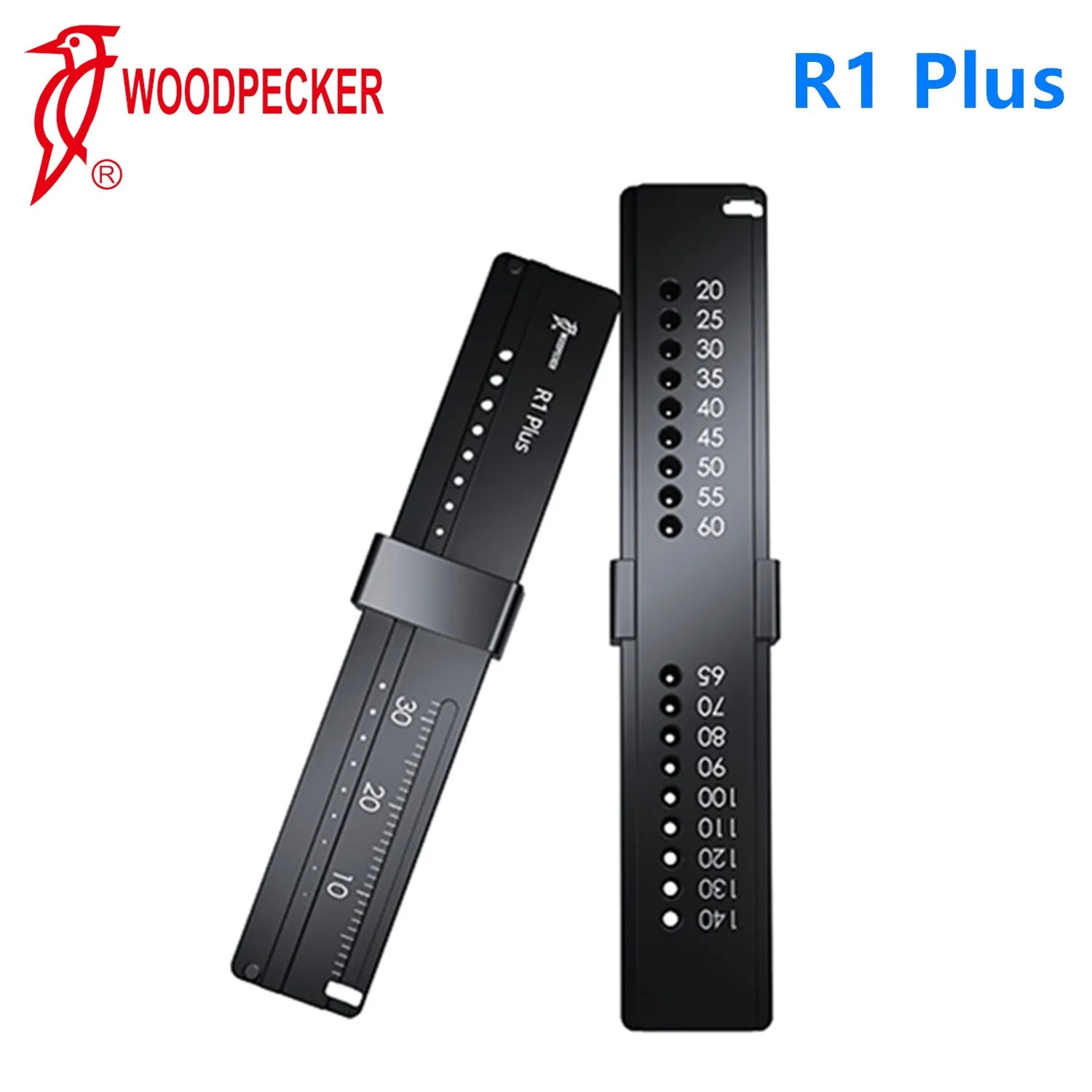Woodpecker R1 Plus Dental Gutta-Percha Calibrator & Cutter, 30mm Endodontic Measuring Ruler, Autoclavable 0.01mm Precision