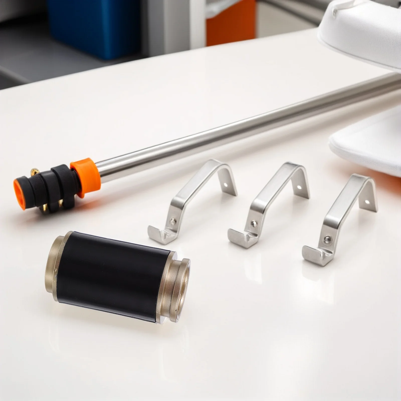 

4pcs Curtain Rod Decorative Plugs 22Mm Universal Fit Iron End Caps For Home Office Column Drapery Pole Finials Covers